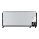 Turbo Air Super Deluxe Back Bar Cooler, 90"W, Black