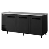 Turbo Air Super Deluxe Back Bar Cooler, 90"W, Black