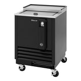 Turbo Air Super Deluxe Bottle Cooler, 24"W, Black