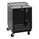 Turbo Air Super Deluxe Bottle Cooler, 24"W, Black