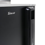 Turbo Air Super Deluxe Bottle Cooler, 36"W, Black
