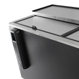 Turbo Air Super Deluxe Bottle Cooler, 95"W, Black