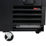 Turbo Air Super Deluxe Bottle Cooler, 80"W, Black