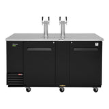 Turbo Air Super Deluxe Beer Dispenser, 69"W, Black