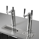 Turbo Air Super Deluxe Beer Dispenser, 90"W, Black