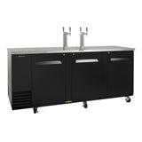 Turbo Air Super Deluxe Beer Dispenser, 90"W, Black