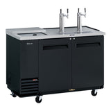 Turbo Air Super Deluxe Club Top Beer Dispenser, 58"W, Black