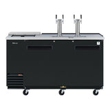 Turbo Air Super Deluxe Club Top Beer Dispenser, 69"W, Black