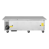 Turbo Air Super Deluxe Chef Base, Extended Top, 2 section, 4 Drawers, 72"W