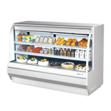 Turbo Air Direct Cooking Deli Case, 72"W, High Profile, White or Black