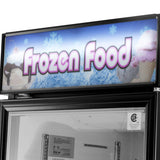 Turbo Air Swing Glass Door Freezer, 1 Section, 27"W