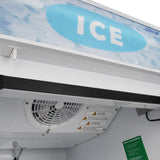 Turbo Air Glass Door Ice Merchandiser, 1 Section, 27"W