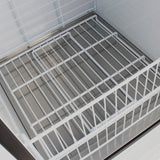 Turbo Air Glass Door Ice Merchandiser, 1 Section, 27"W