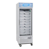 Turbo Air Glass Door Ice Merchandiser, 1 Section, 27"W