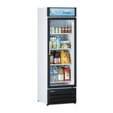 Turbo Air Glass Door Refrigerated Merchandiser, 1 Section, 23"W