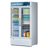 Turbo Air Super Deluxe Refrigerated Merchandiser, 2 Section, 39"W