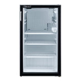 Turbo Air Glass Door Refrigerated Merchandiser, 1 Section, 19"W