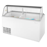 Turbo Air Ice Cream Dipping Cabinet, 68"W, White