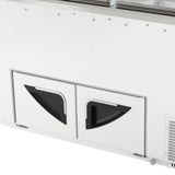 Turbo Air Ice Cream Dipping Cabinet, 68"W, White