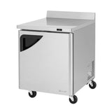 Turbo Air Super Deluxe Worktop Refrigerator, 1 Section, 1 Door, 27"W
