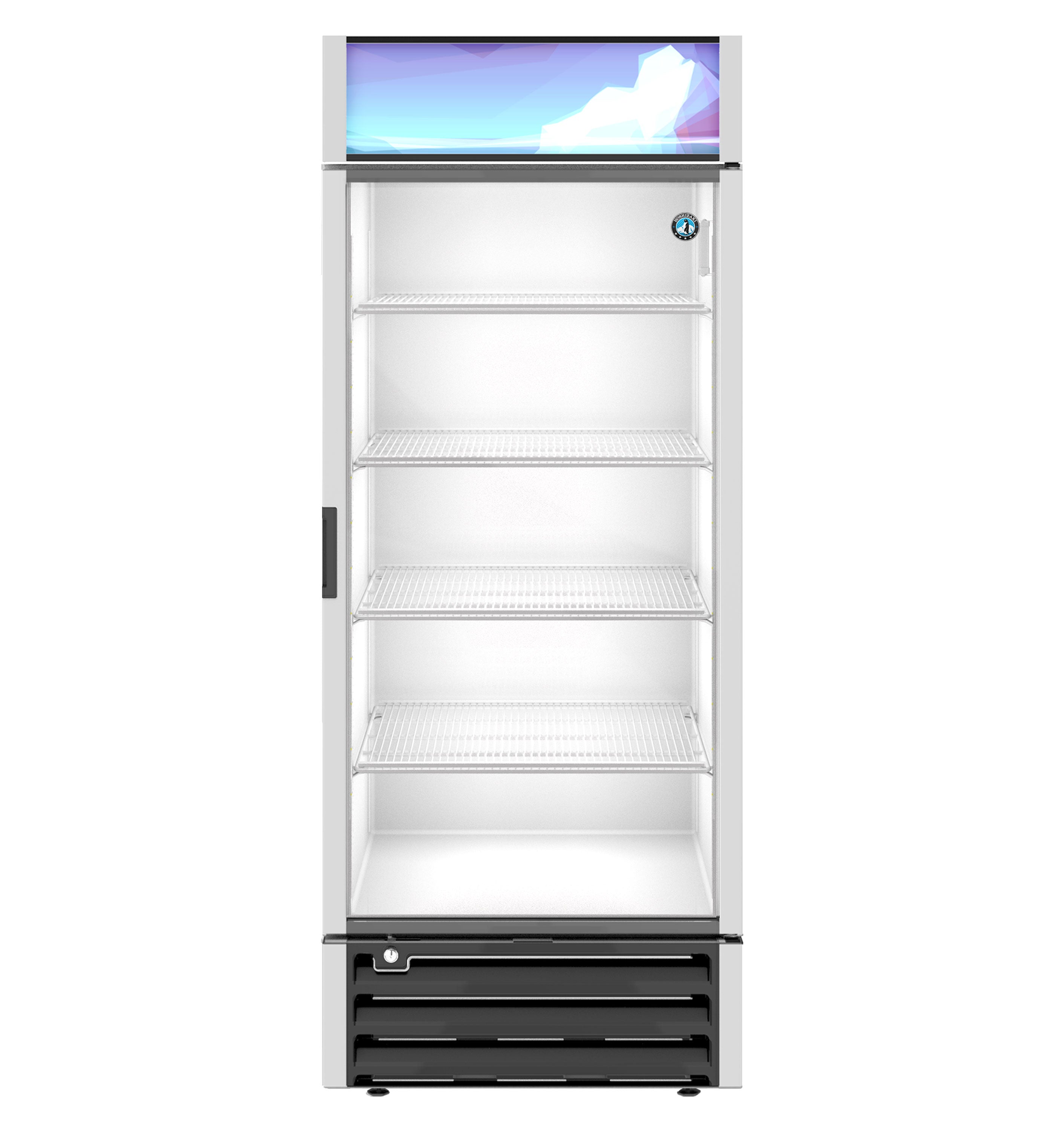 Hoshizaki RM-26-HC 29.75" Silver Glass Door Merchandiser Refrigerator