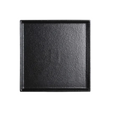 6’’ Black Stackable Square Plate
