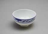 BOWL (BL) 7oz 4"Dx2"H CAC BLUE LOTUS