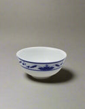 BOWL BLUE LOTUS 4-1/2"Dx2-1/4"H 9oz