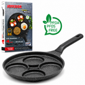 Cast Aluminum 4 Hole Multi Egg Pan