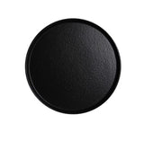 8’’ Black Stackable Round Plate