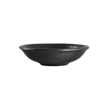 3.75'' Black Round Dish 2 Oz.
