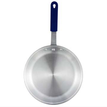 Fry Pan 10" Alu. Natural Finish Silicone Handle