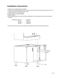 Hoshizaki original SD-200, SD-500 and SD-750 stand mounting instructions with bolt, washer and leg illustration.