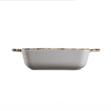 5'' Square Baking Dish 12 Oz. Splash Blanch