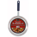 Fry Pan 12" Alu. Natural Finish Silicone Handle