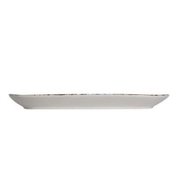 12.5 x 8’’ Rectangular Platter Splash Blanch