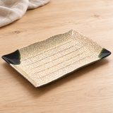 513-O Oribe design plate in a table setting