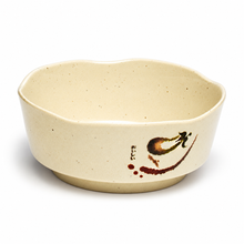 605E-E Melamine Petal Bowl 5-3/8", Eggplant — studio view