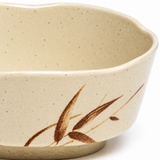 605E-J Melamine Petal Bowl 5-3/8", Autumn Grass — material detail