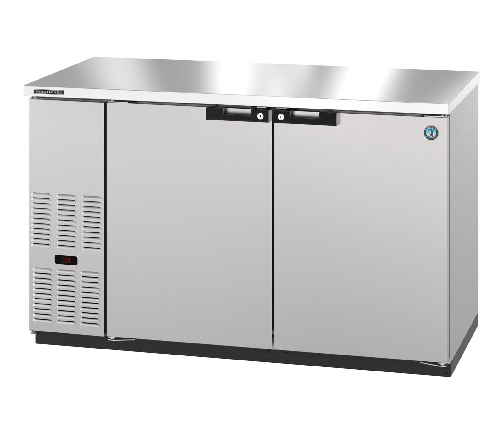 Hoshizaki BB59-S 59.5" Stainless Steel Solid Door Back Bar Refrigerator
