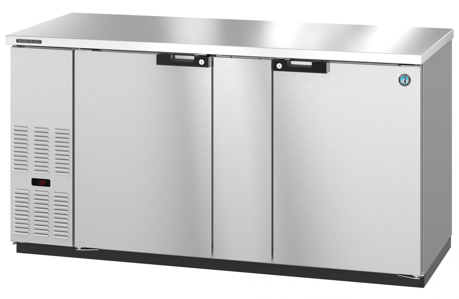 Hoshizaki BB69-S 69.5" Stainless Steel Solid Door Back Bar Refrigerator