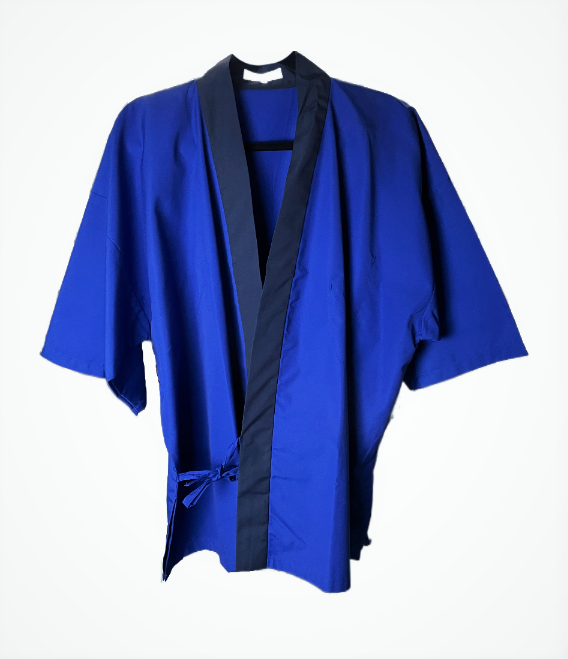 Sushi Chef Coat, Happy Coat Blue -(LL)