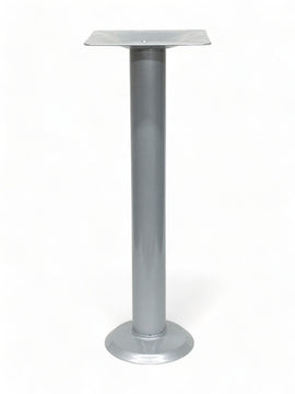 Gray Bolt-Down Table Base with Cover – 28-inch Dining Height