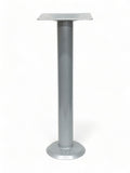 Gray Bolt-Down Table Base with Cover – 28-inch Dining Height
