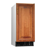 Hoshizaki C-80BAK-DS 92 lb/Day Air-Cooled Mini Cubelet Ice Machine with Storage Bin - Custom Panel Ready