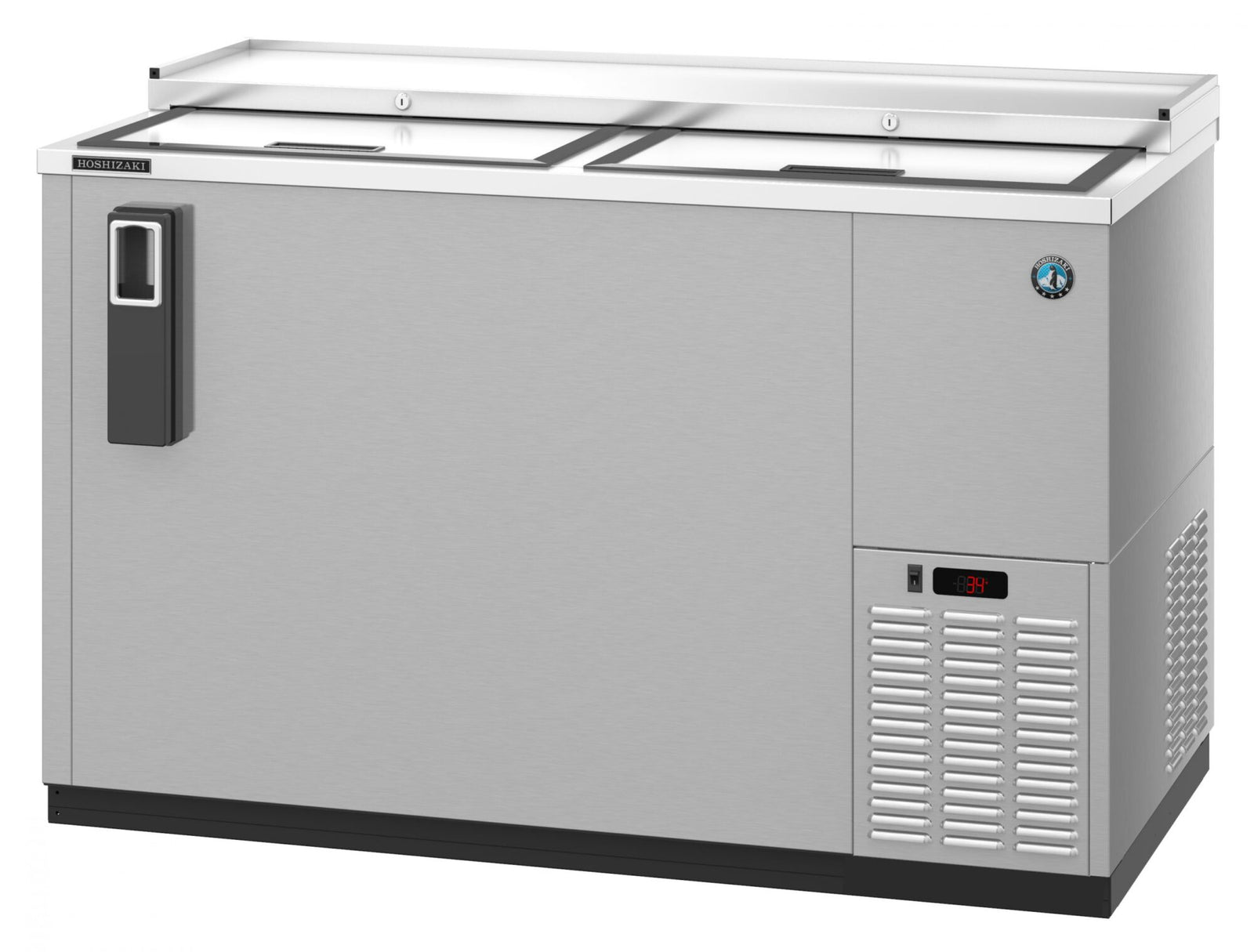 Hoshizaki CC50-S 50.5" Stainless Steel Slide-Top Bottle Cooler
