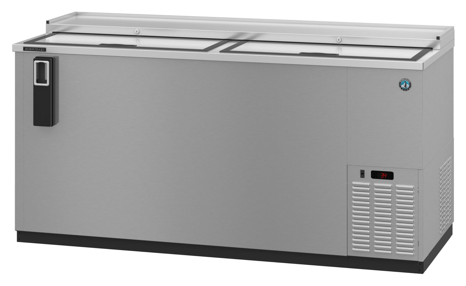 Hoshizaki CC65-S 65.5" Stainless Steel Slide-Top Bottle Cooler