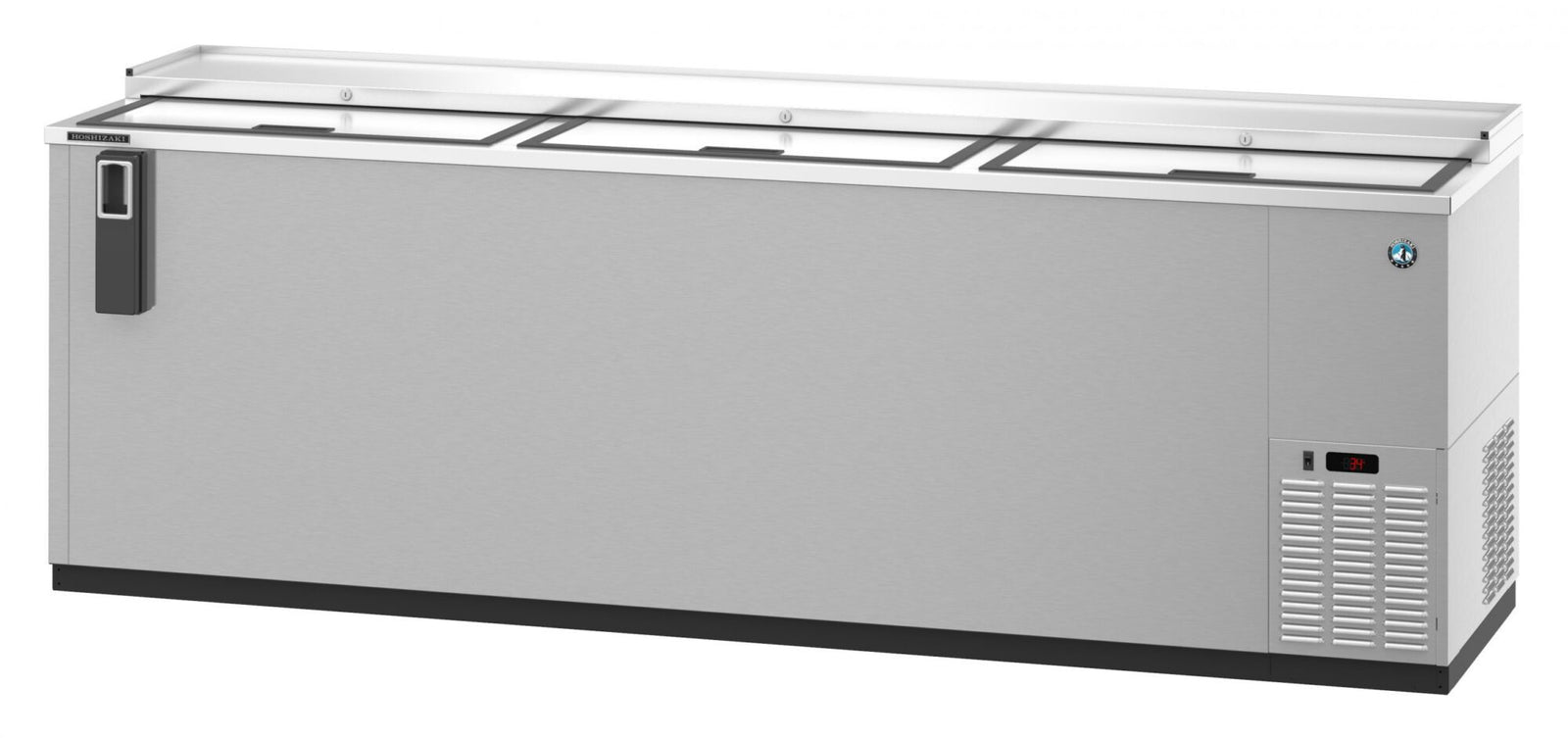 Hoshizaki CC95-S 95" Stainless Steel Slide-Top Bottle Cooler