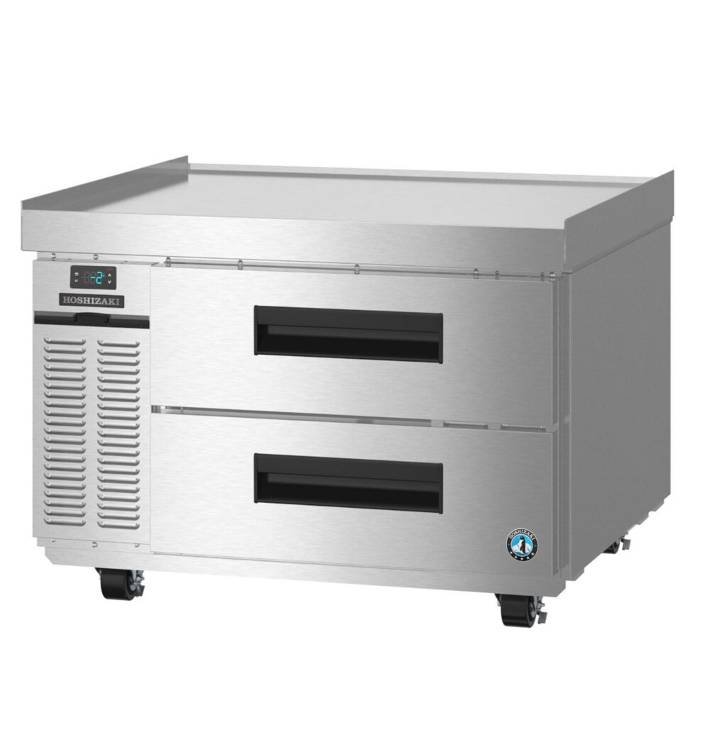 Hoshizaki CF36B-L 36" Stainless Steel Low-Profile Chef Base Freezer - Left Side Condenser