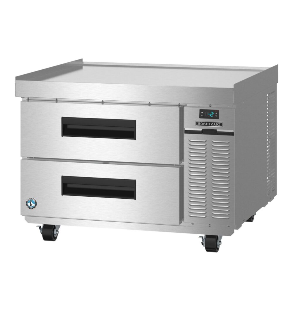 Hoshizaki CF36B 36" Stainless Steel Low-Profile Chef Base Freezer - Right Side Condenser